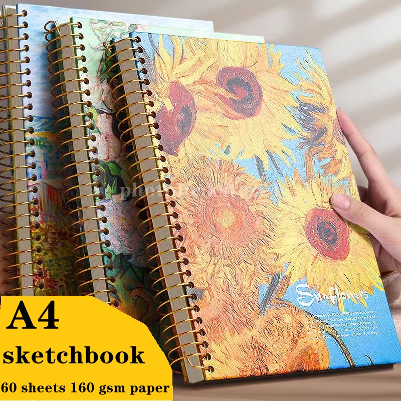 H & B hardback sketchbook for drawing graffiti painting sketch