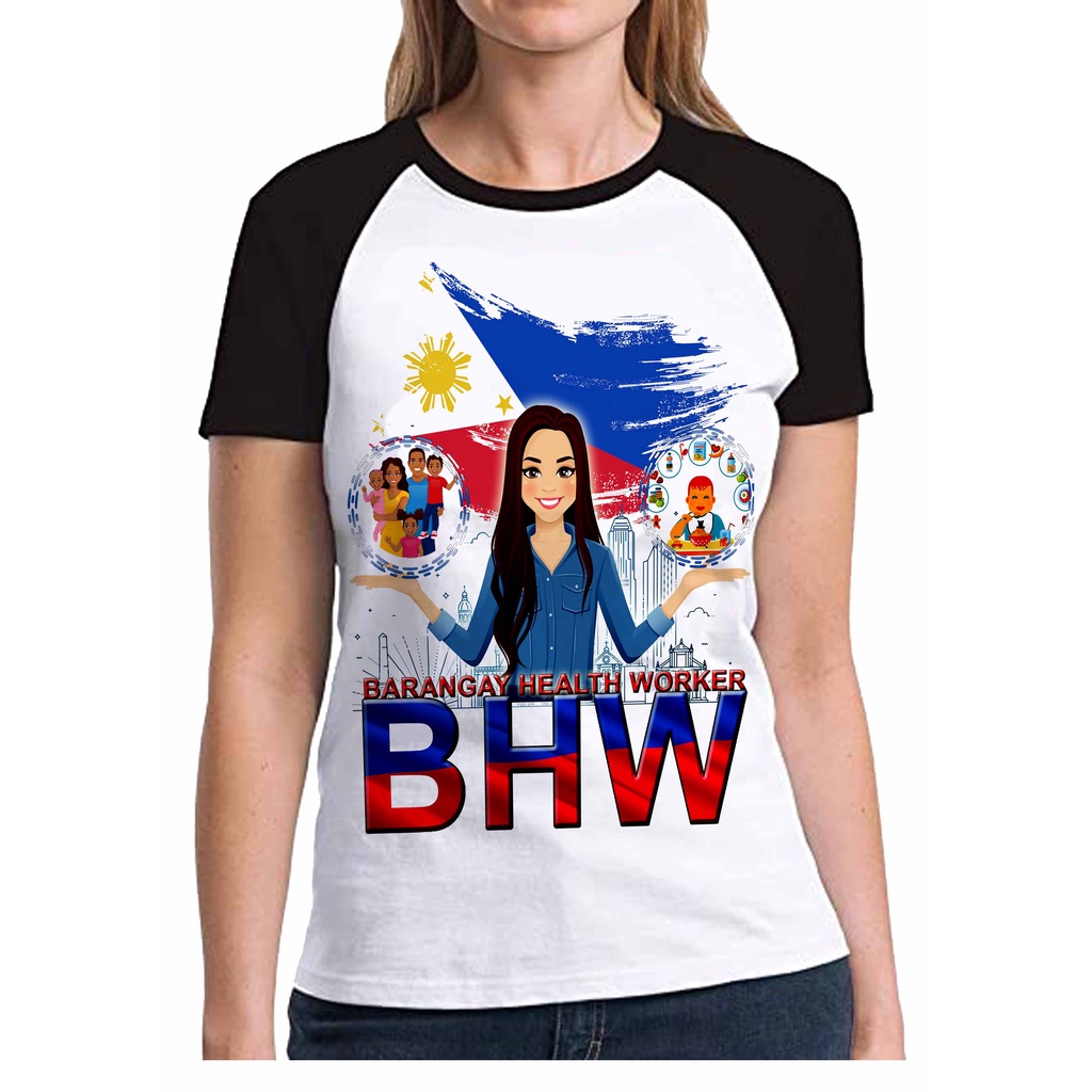 BHW Barangay Health Workers TSHIRT with name