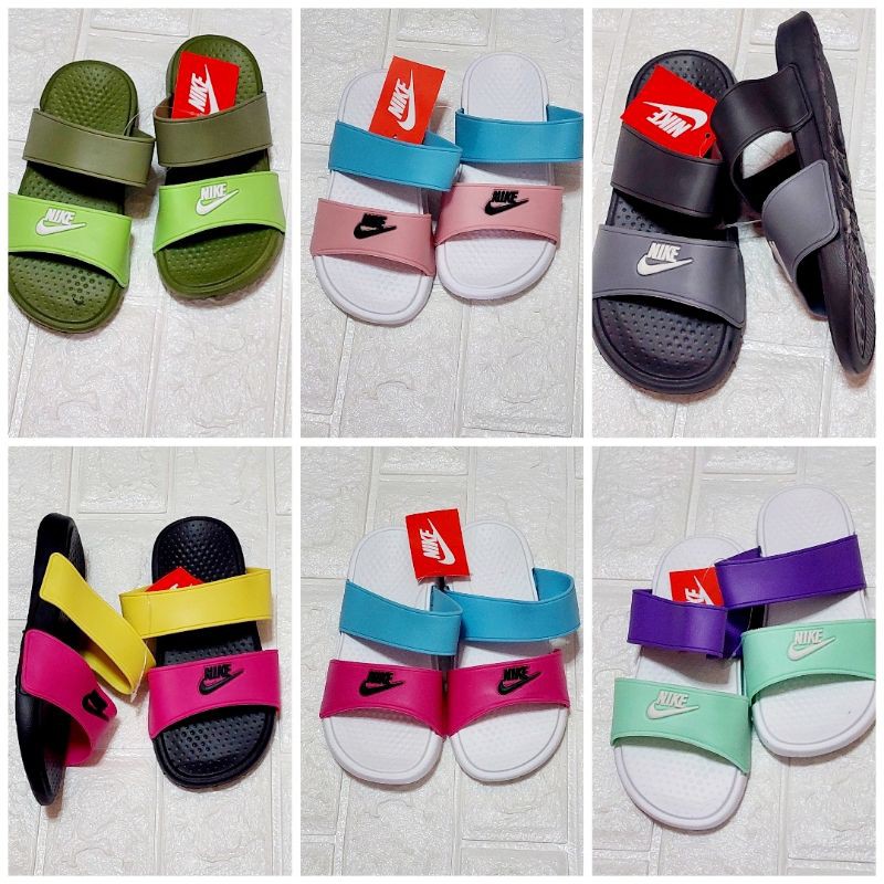 Nike slippers 2 clearance straps