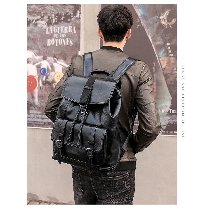 Korean hot sale backpack mens