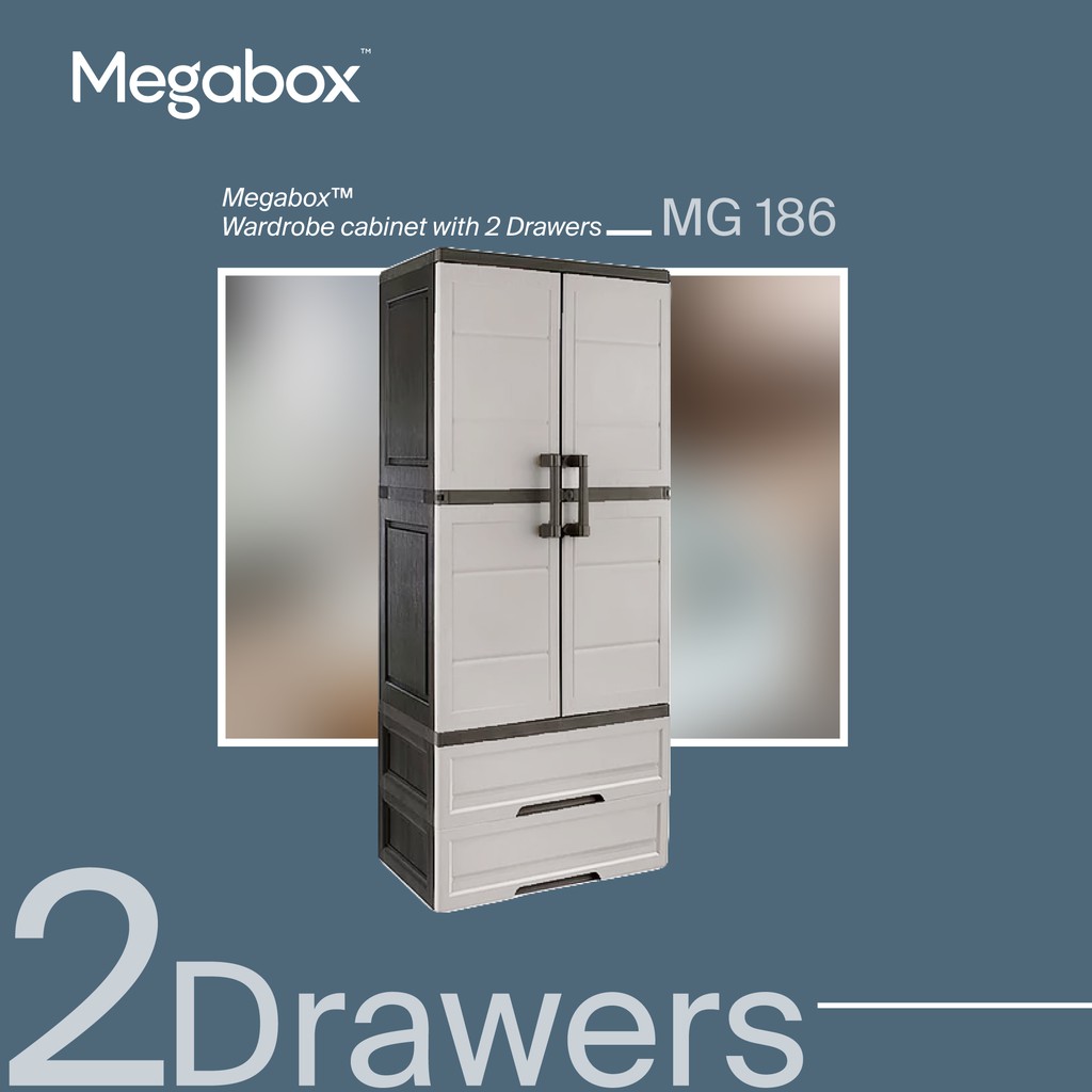 Buy Megabox Storage Box 58 Liters Blue Clear MG-683 - DIY Hardware