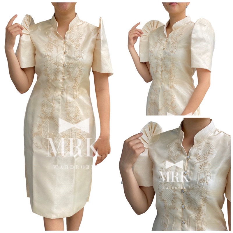 Marian barong sale dress