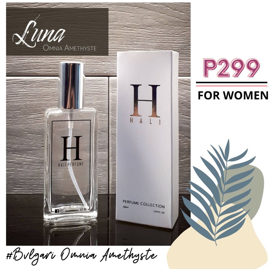 HALI INSPIRED PERFUME FOR WOMEN 60ML LUNA BVLGARI OMNIA AMETHYSTE