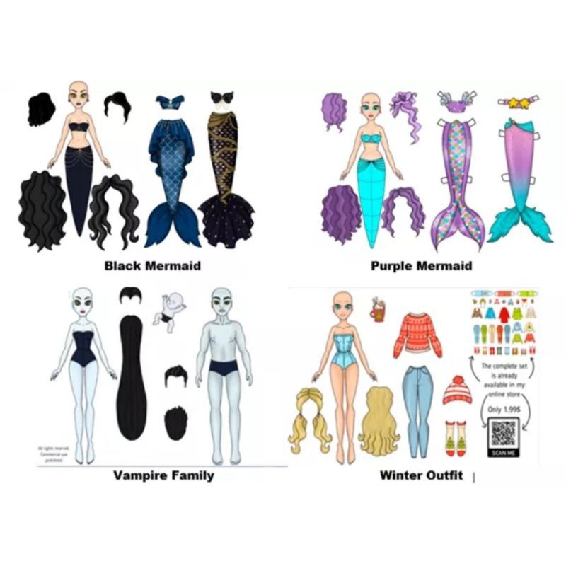 paper dolls for adults