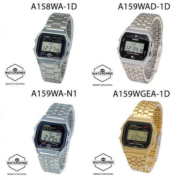 Casio Vintage Watch 1 A158 A159 A168 AQ230 Series Shopee Philippines