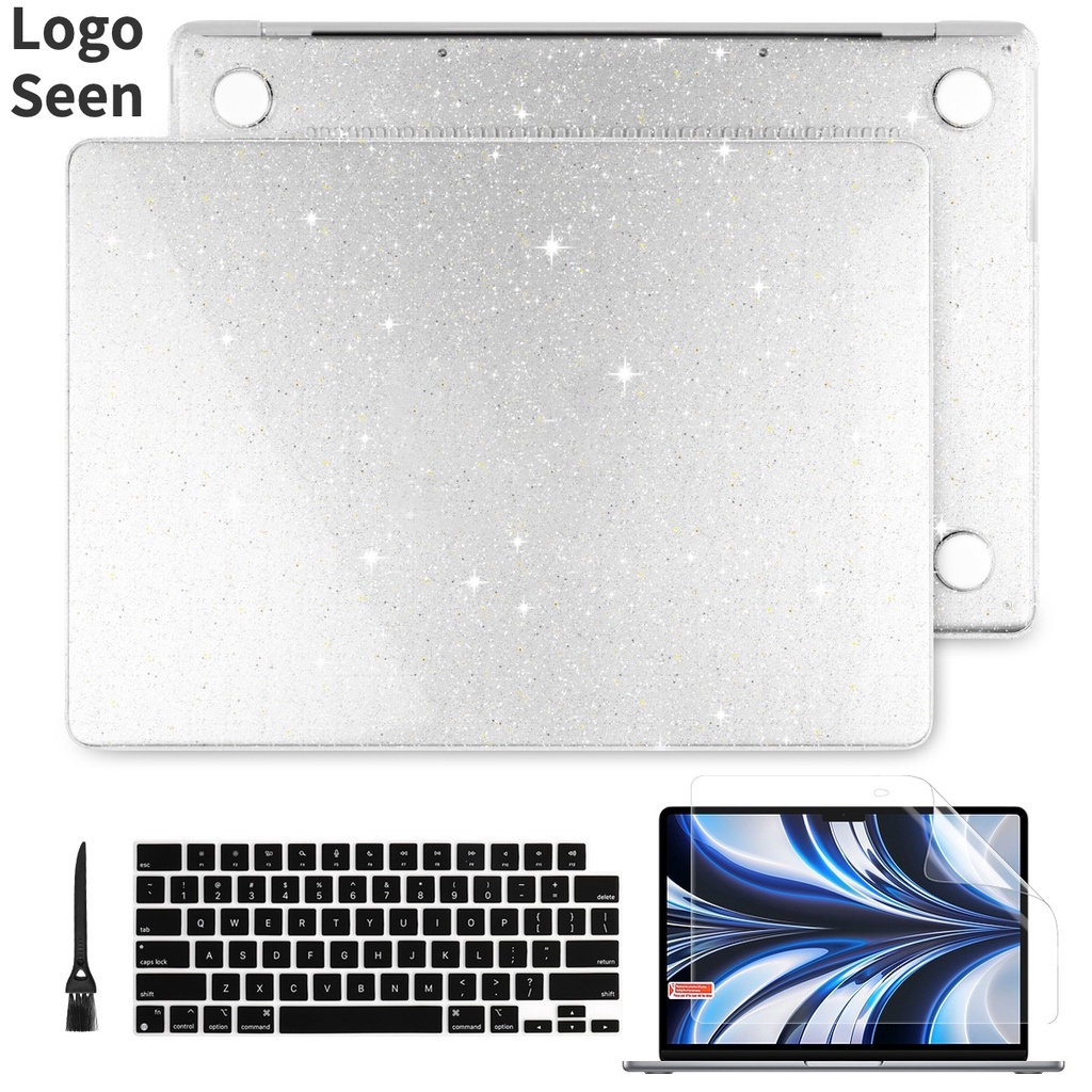 MacBook Air/Pro Protective Hard Case with Logo (Sky blue) – Batianda