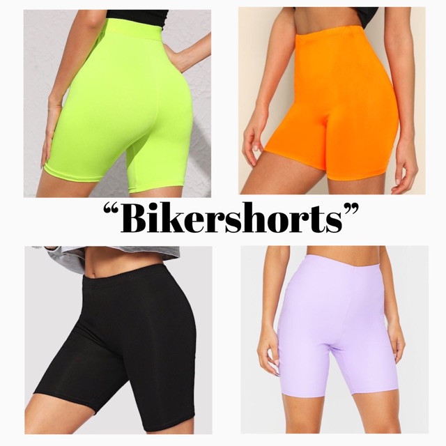 Different color sale biker shorts