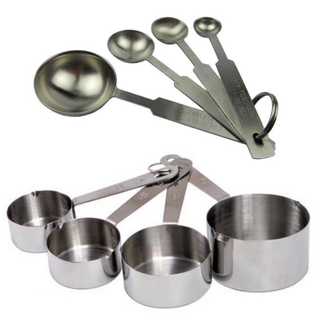 Stainless steel Measuring cups / stainless steel measuring spoon baking  tools
