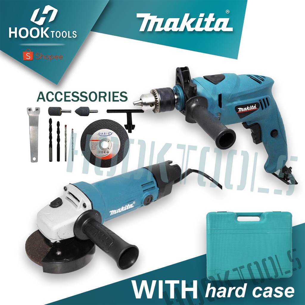 Makita drill and angle grinder set new arrivals