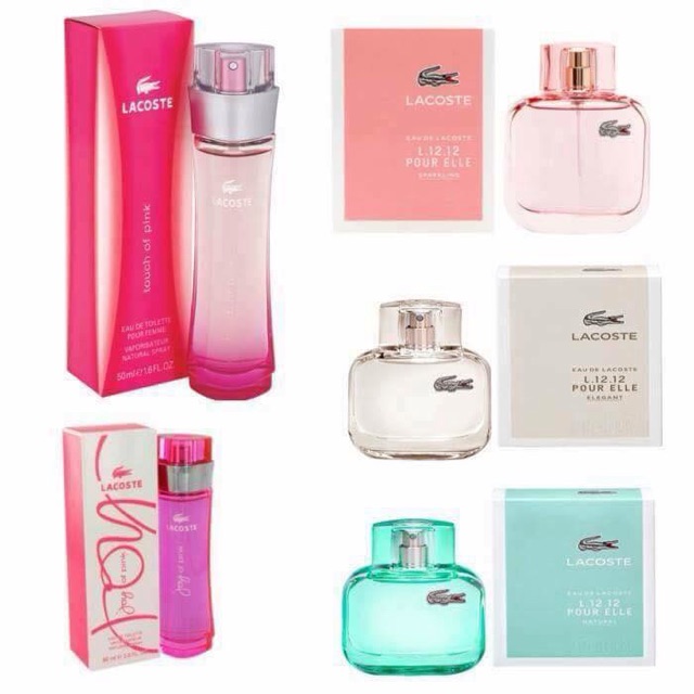 Lacoste female perfume hot sale