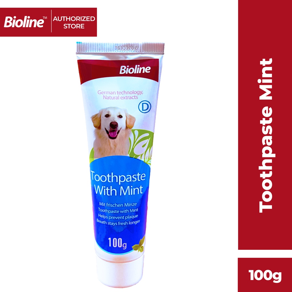 Bioline dog outlet toothpaste