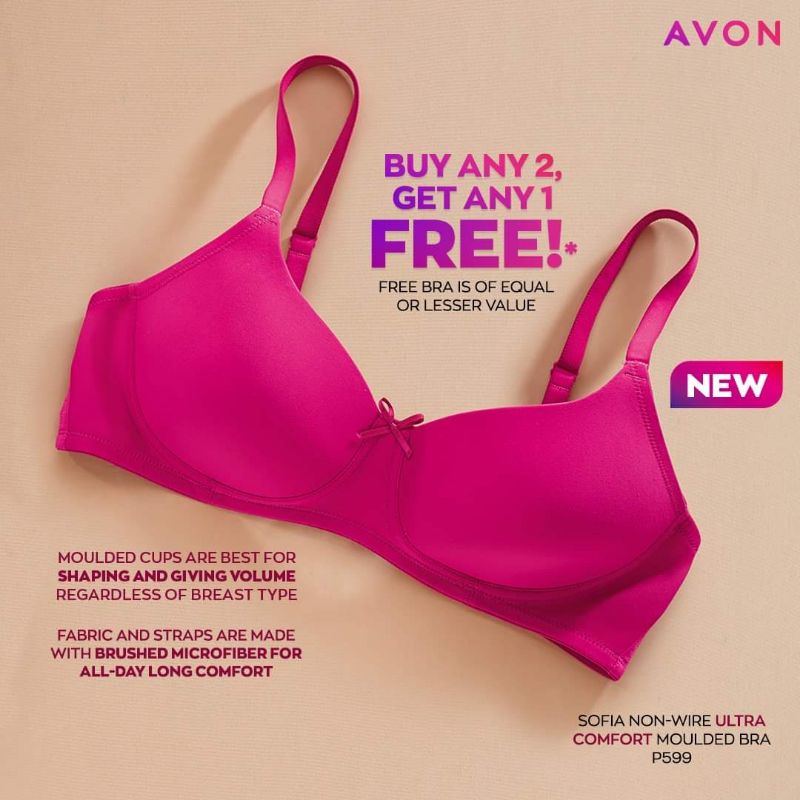 Buy 2 Avon Bras Get 1 FREE