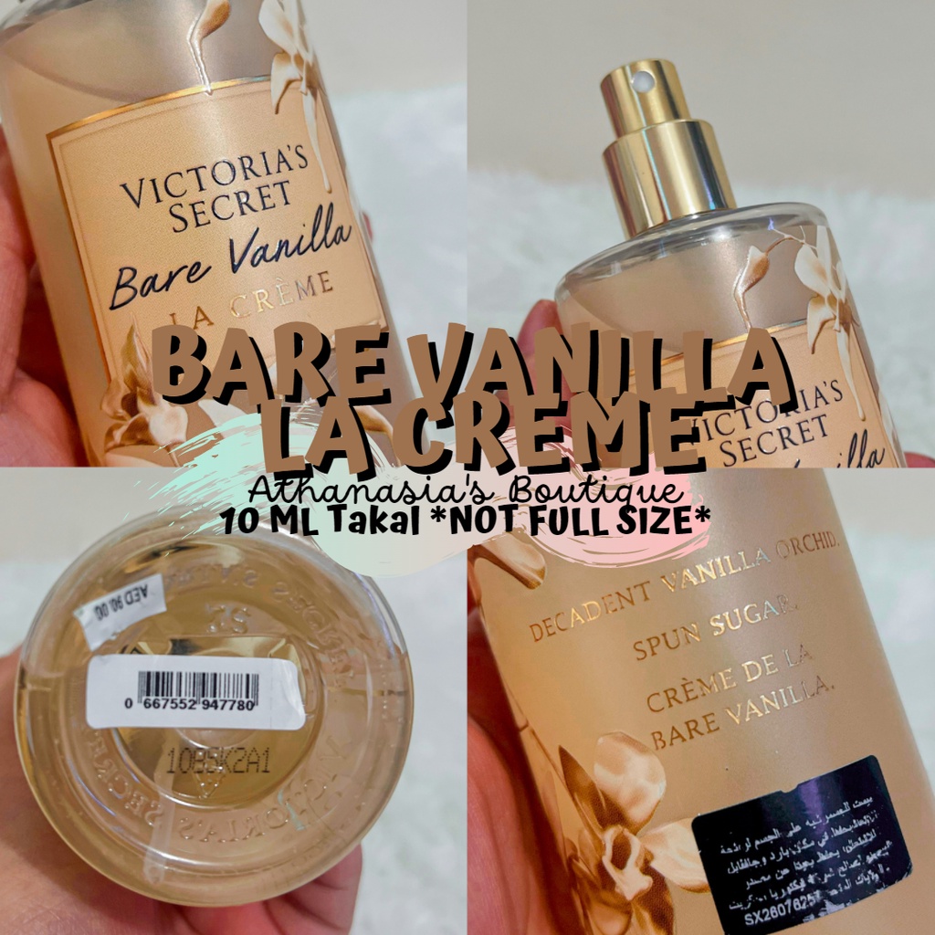 BARE VANILLA LA CRÈME 10ml Victoria's Secret DECANT