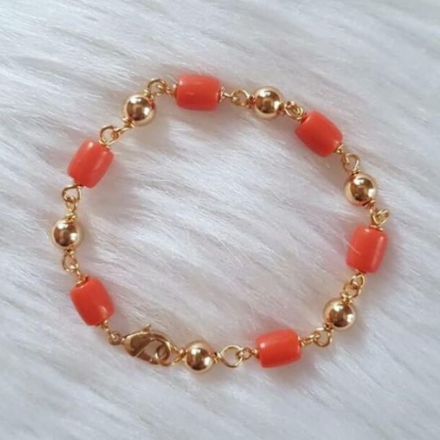 Coral bracelet deals for babies