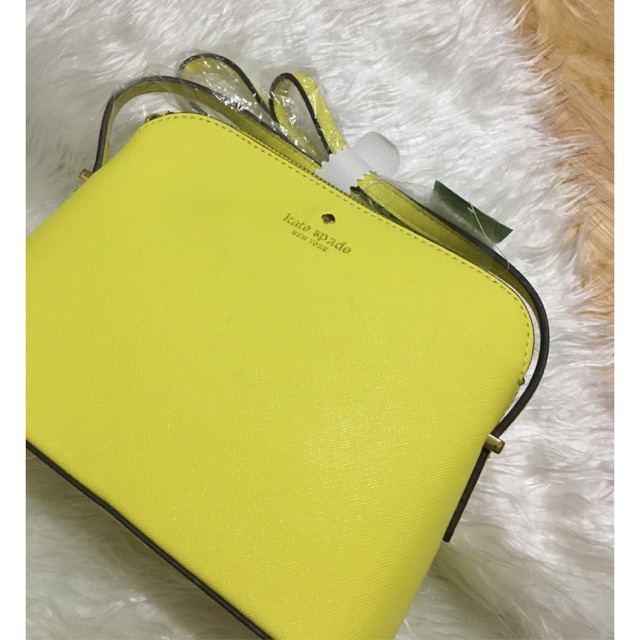 Kate spade yellow discount clutch