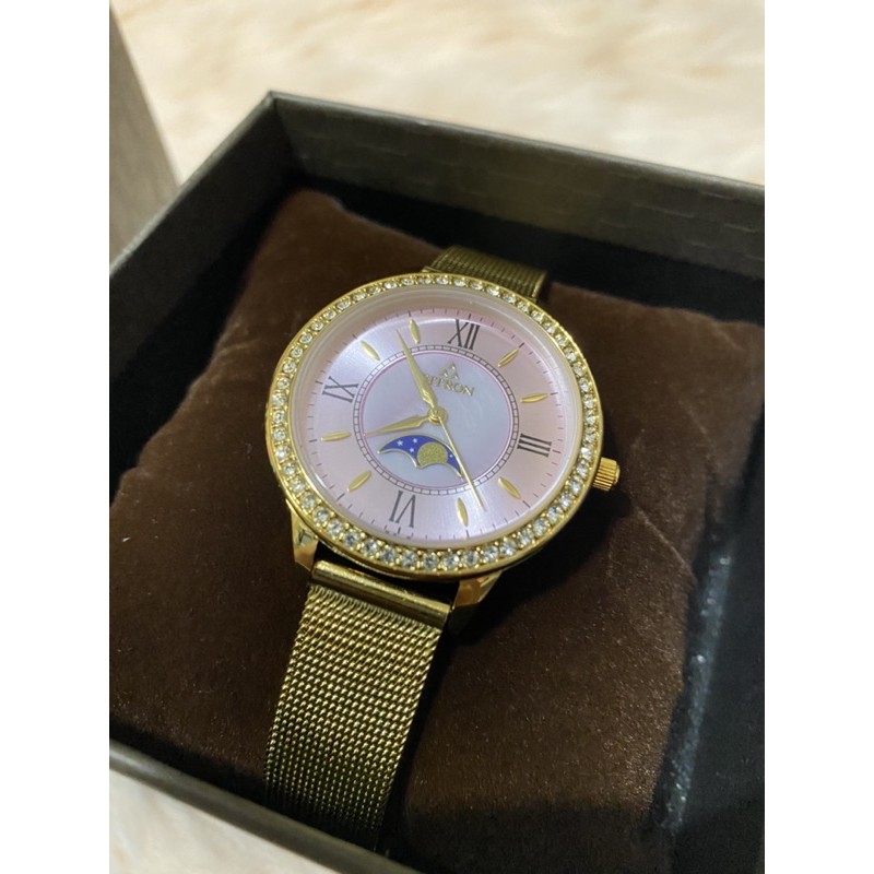 Fitron hot sale gold watch