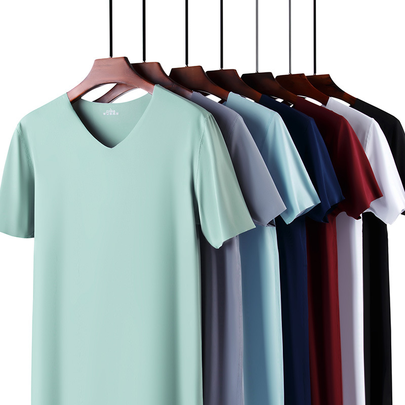 Solid color t shirt mens hotsell