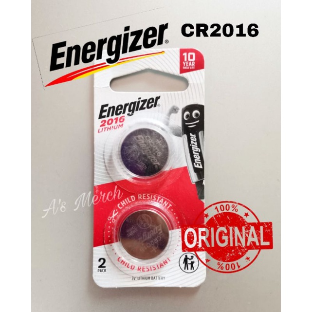 ENERGIZER® LITHIUM COIN CR2016 BATTERIES - Energizer-Philippines