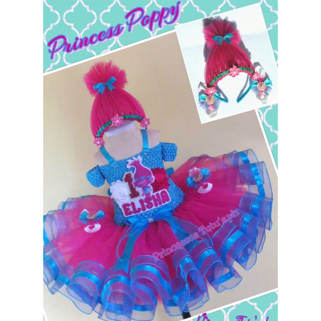 Trolls on sale tutu outfit