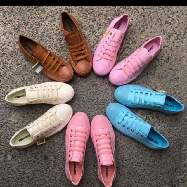 Converse hotsell pastel leather