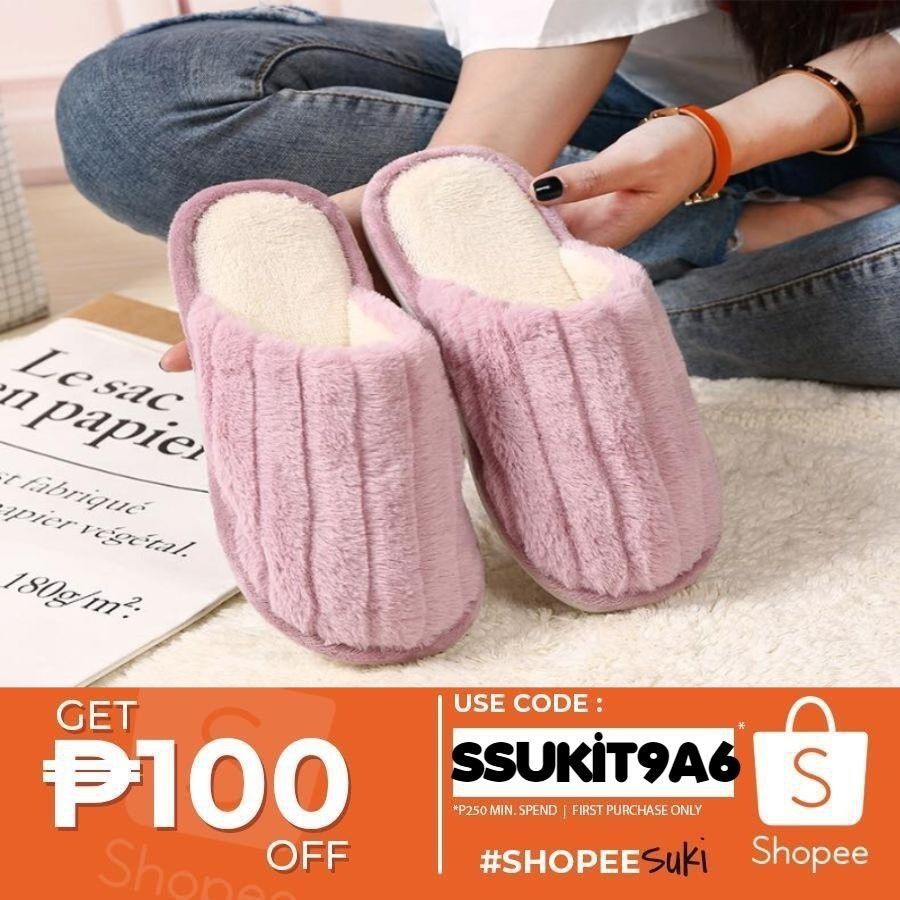 Korean Women Slippers Flat Indoor Soft Floor Shoes Girls House