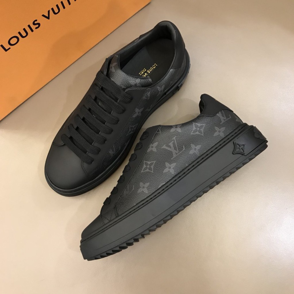 From Hong Kong】Louis Vuitton LV Time Out Sneakers Genuine Leather