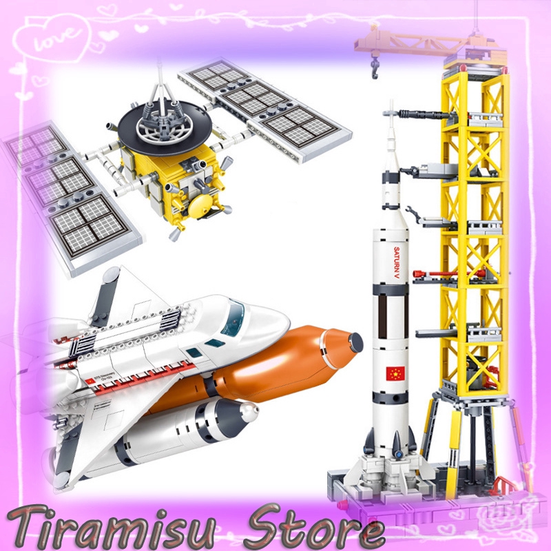 Space Satellite-playmobil - Action Figures - AliExpress