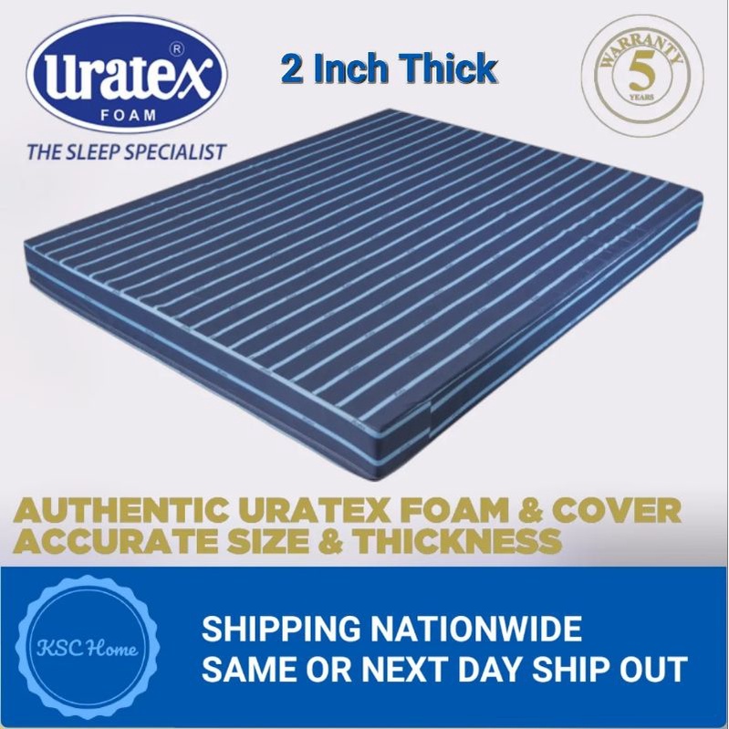 Uratex foam double on sale bed size