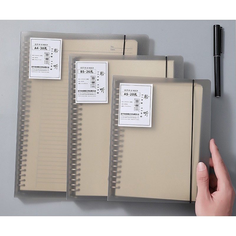 PT021] A5/B5/A4 Metal Notebook Refillable Binder (BINDER ONLY)