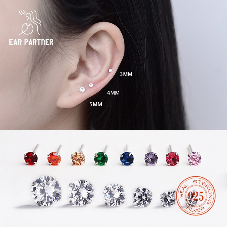 Small stone deals stud earrings