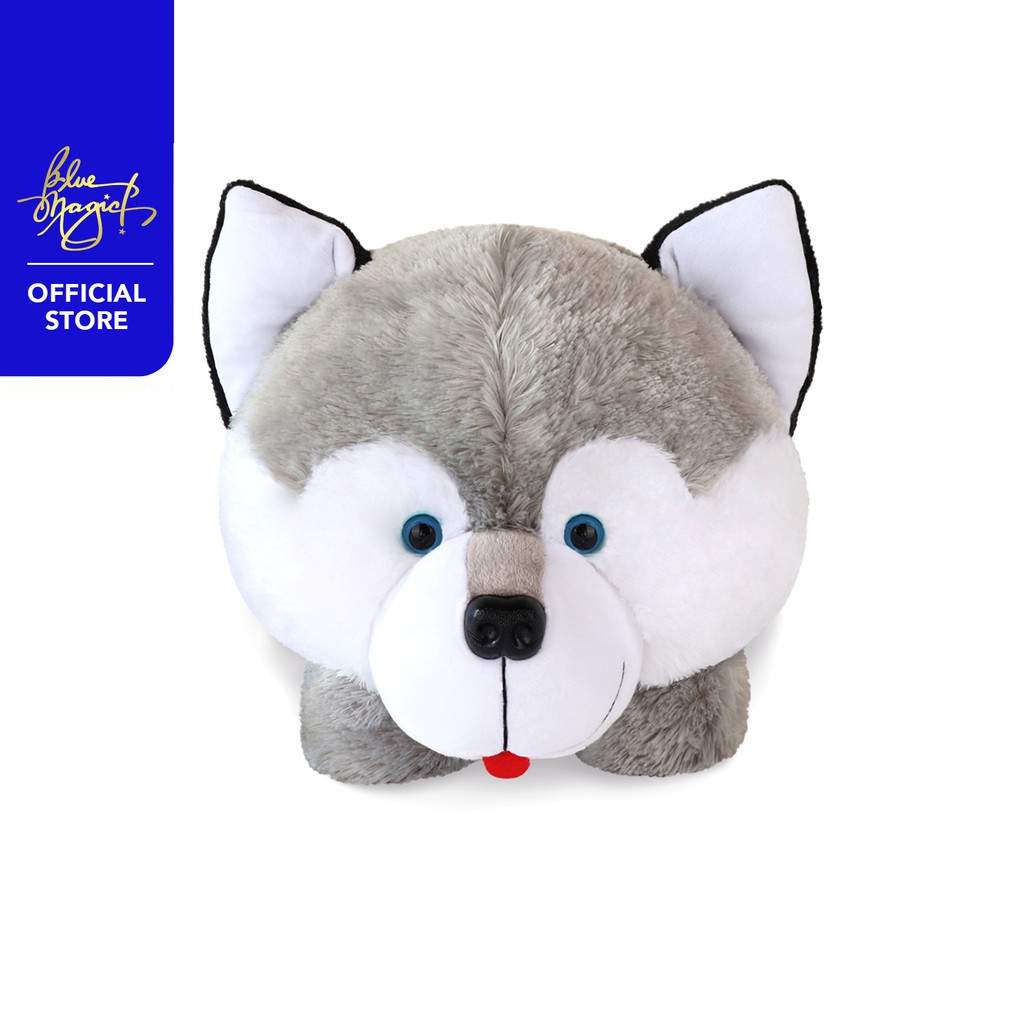 Blue magic wolf stuffed toy new arrivals