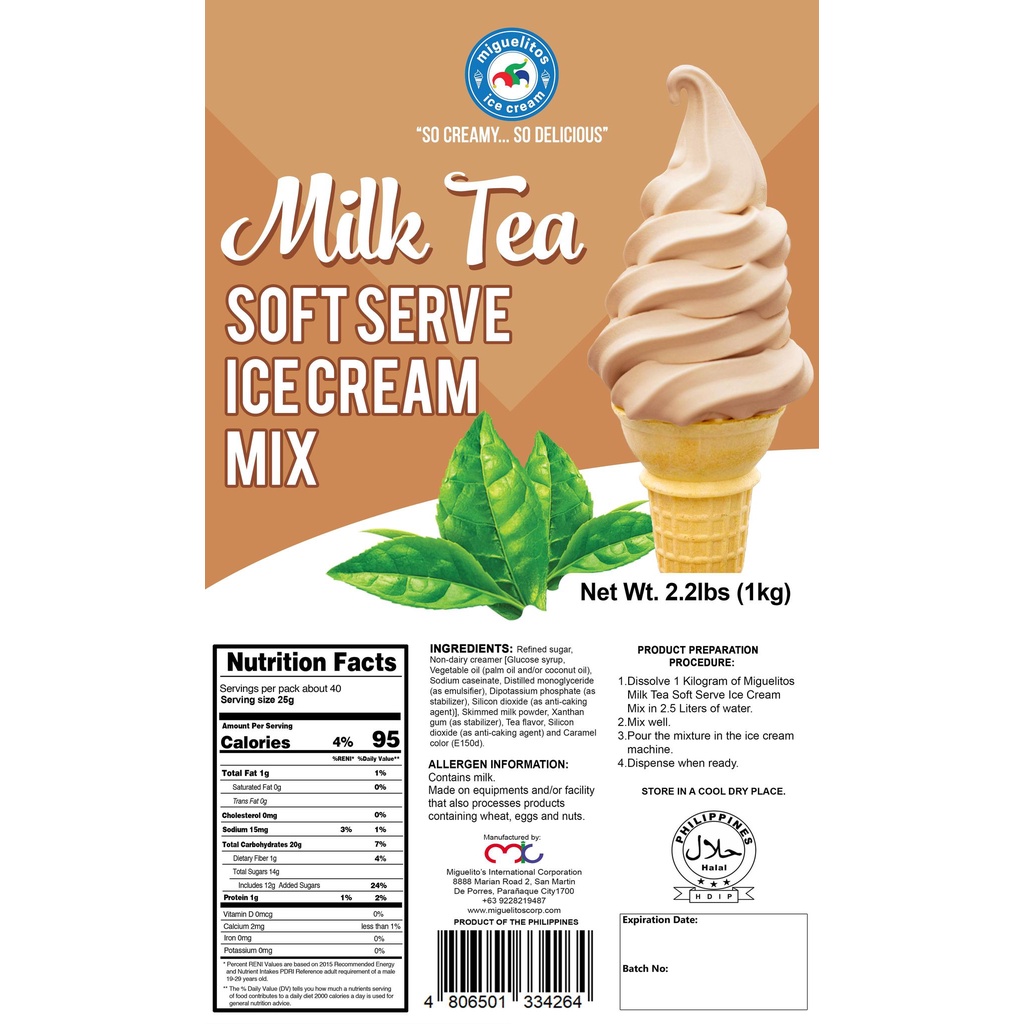 Soft tea best sale ice cream machine