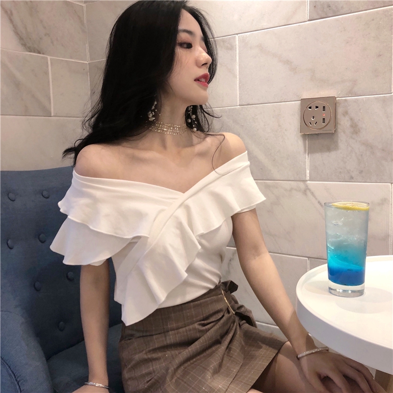 Korean off hotsell shoulder top