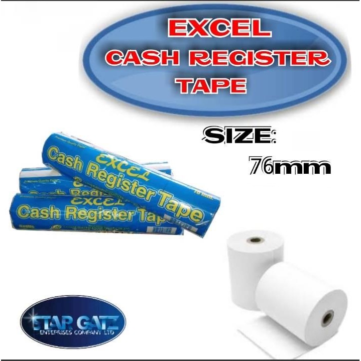 Cash register clearance tape