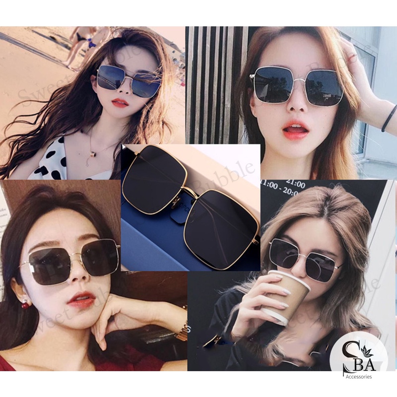 Square sunglasses for round face sales