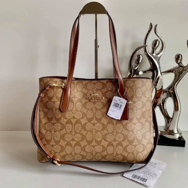 Coach signature avenue on sale carryall