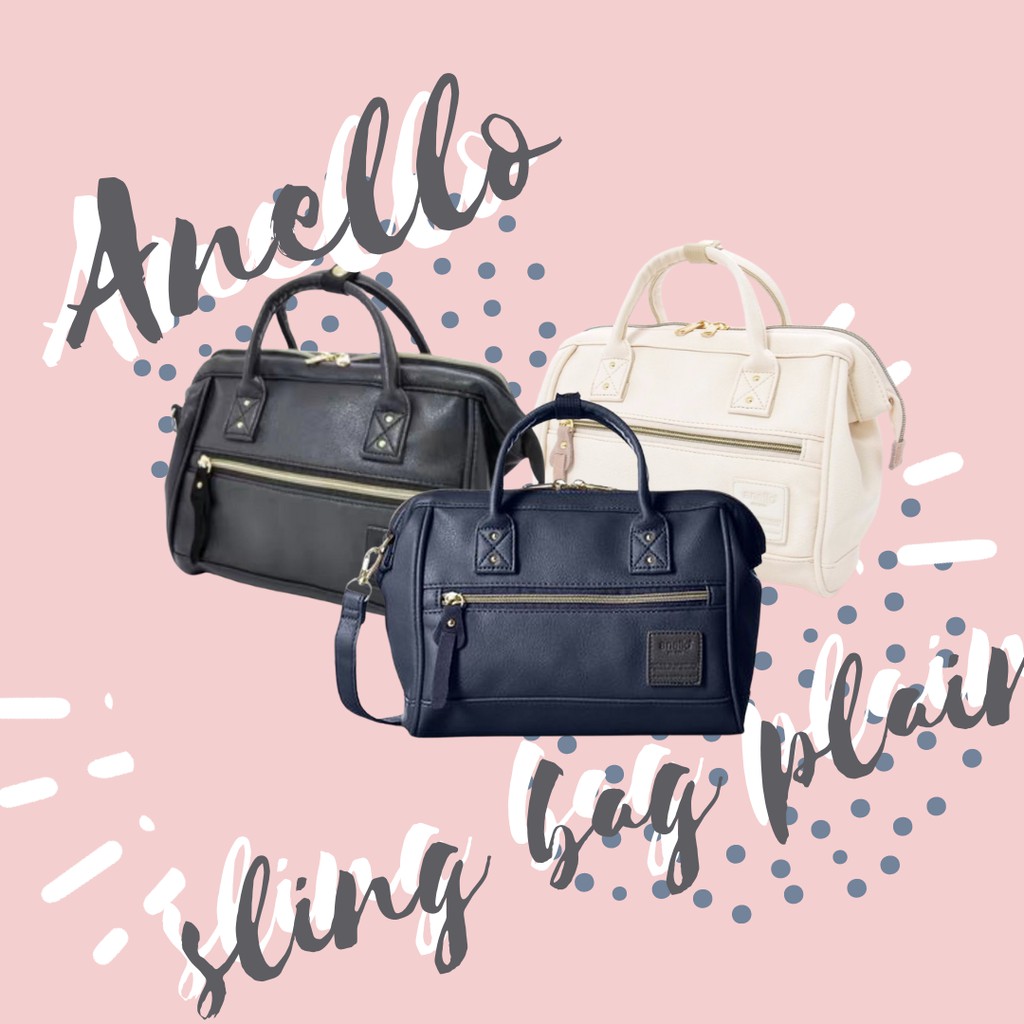 Original 100% Anello Leather Sling bag