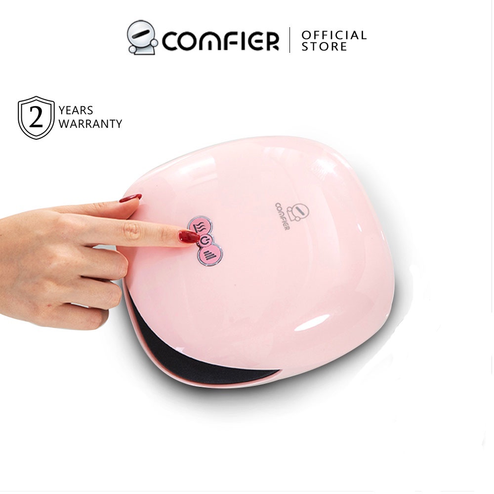 Comfier Hand Massager with Heat, Rechargeable Hand Massager Machine for  Carpal Tunnel, 3 Levels Compression & Heating, Ideal Gifts for Women Pink