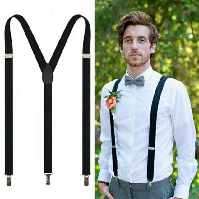 Adjustable Suspender with bowtie for men and kids for any occasion