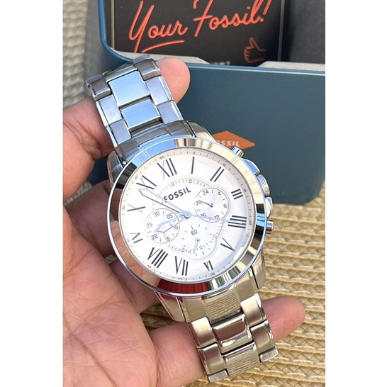 Fossil silver hotsell