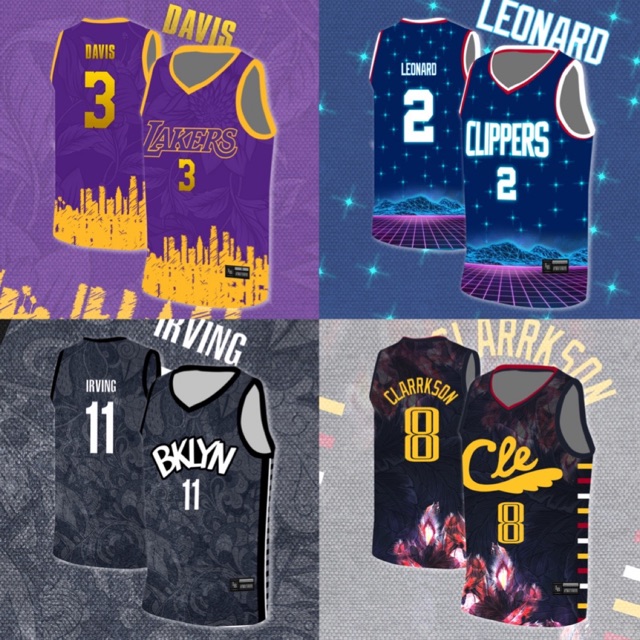 FULL-SUBLIMATION NBA CLIPPER BASKETBALL JERSEY SHIRT