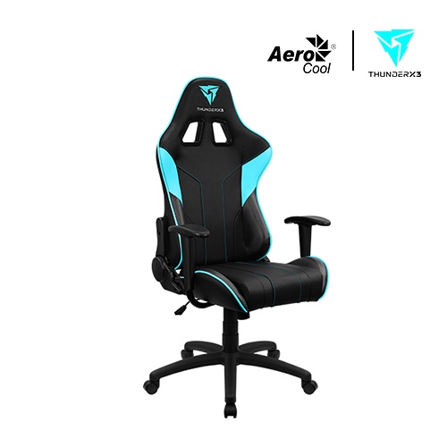 Aerocool thunderx3 rc3 rgb best sale gaming chair black cyan