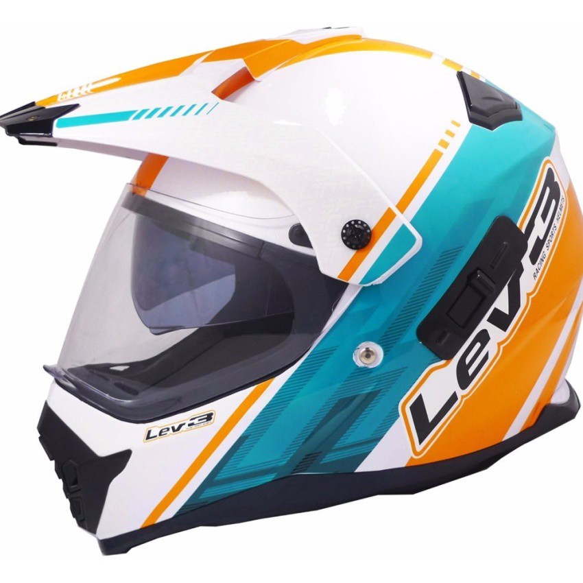 Lev3 motard sale helmet