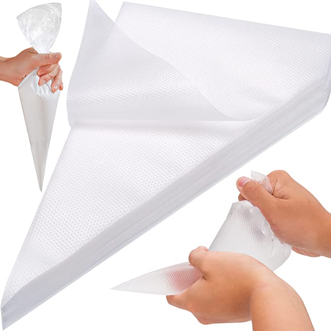 Disposable plastic icing clearance bags