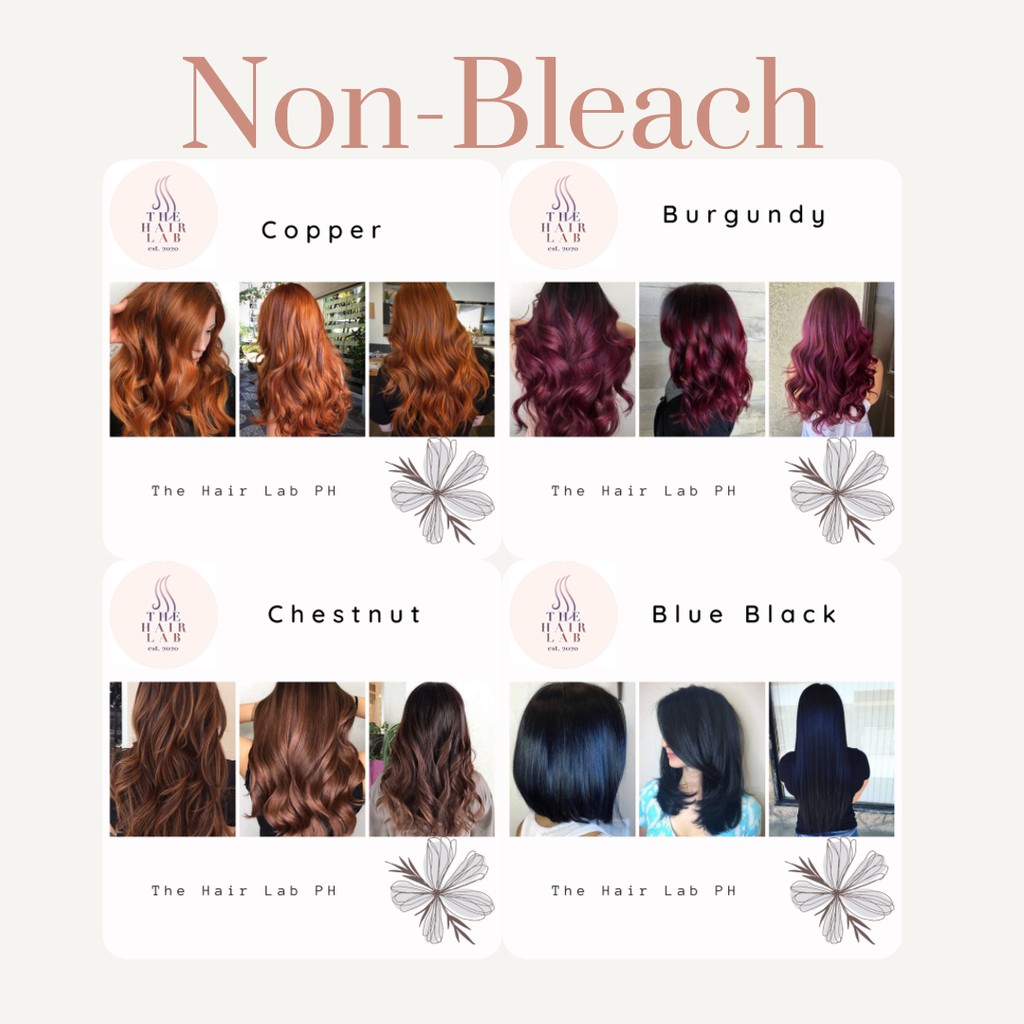 Hair colour store without bleach