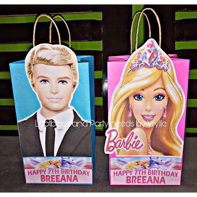 Barbie store loot bags