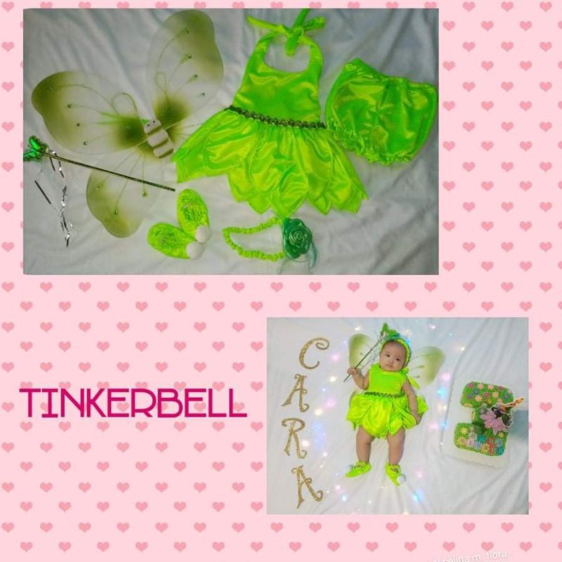 Baby tinkerbell costume best sale