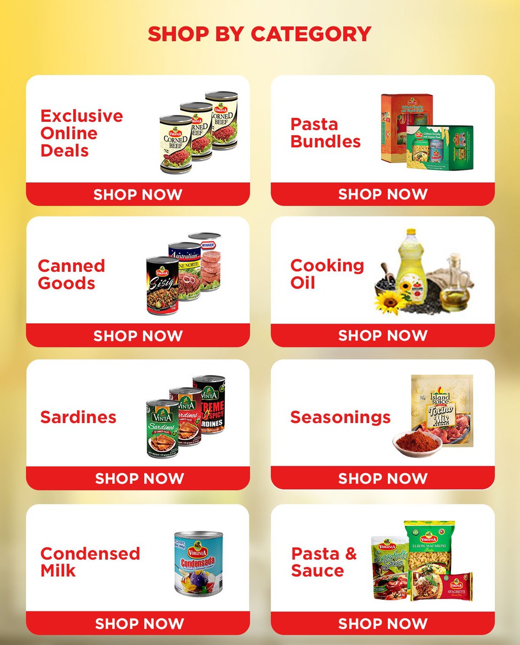 Virginia Food, Inc., Online Shop Shopee Philippines