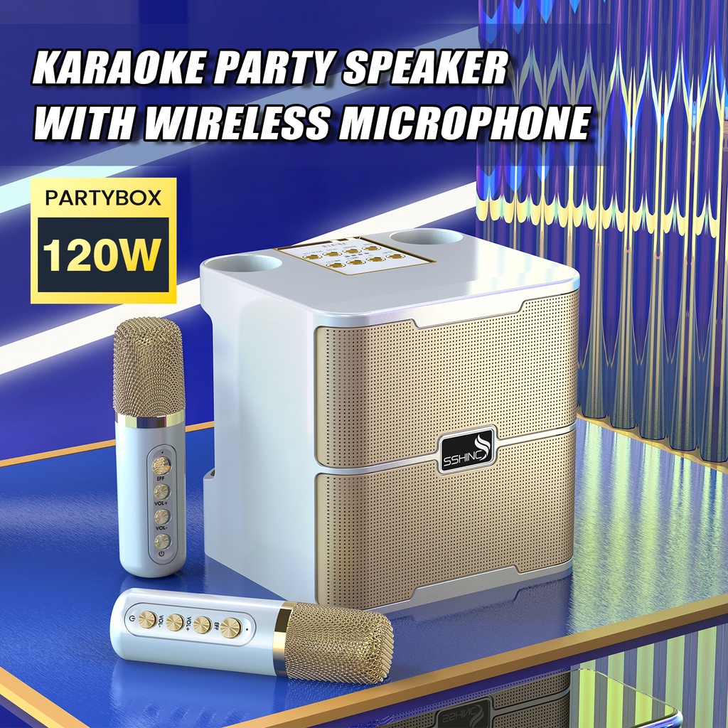 Karaoke mic best sale with speaker