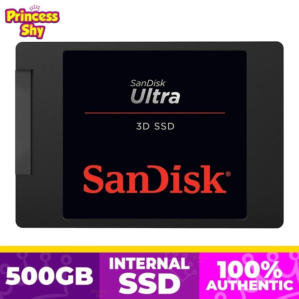  SanDisk Ultra 3D NAND 500GB Internal SSD - SATA III 6